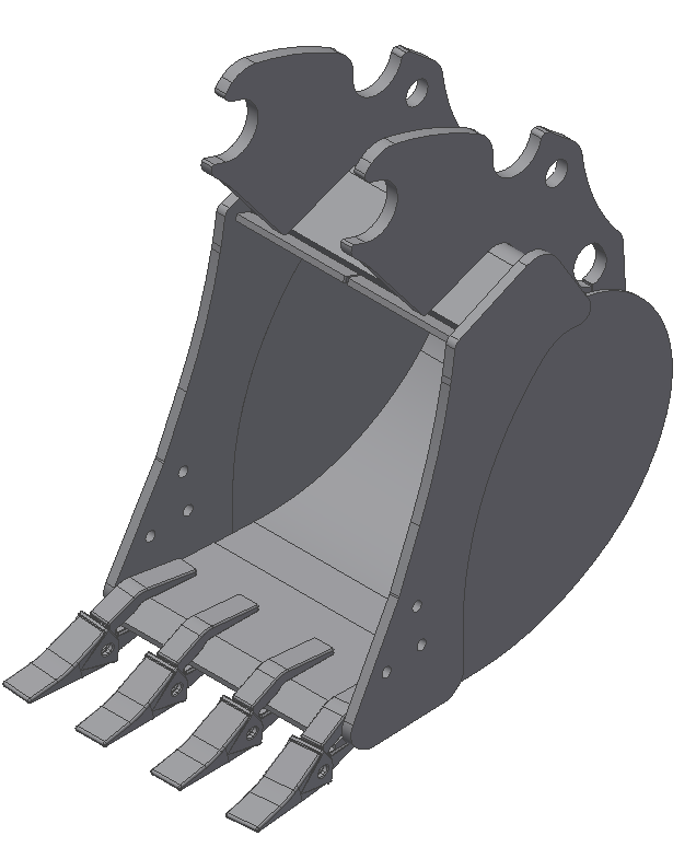 excavator buckets oem wedge style