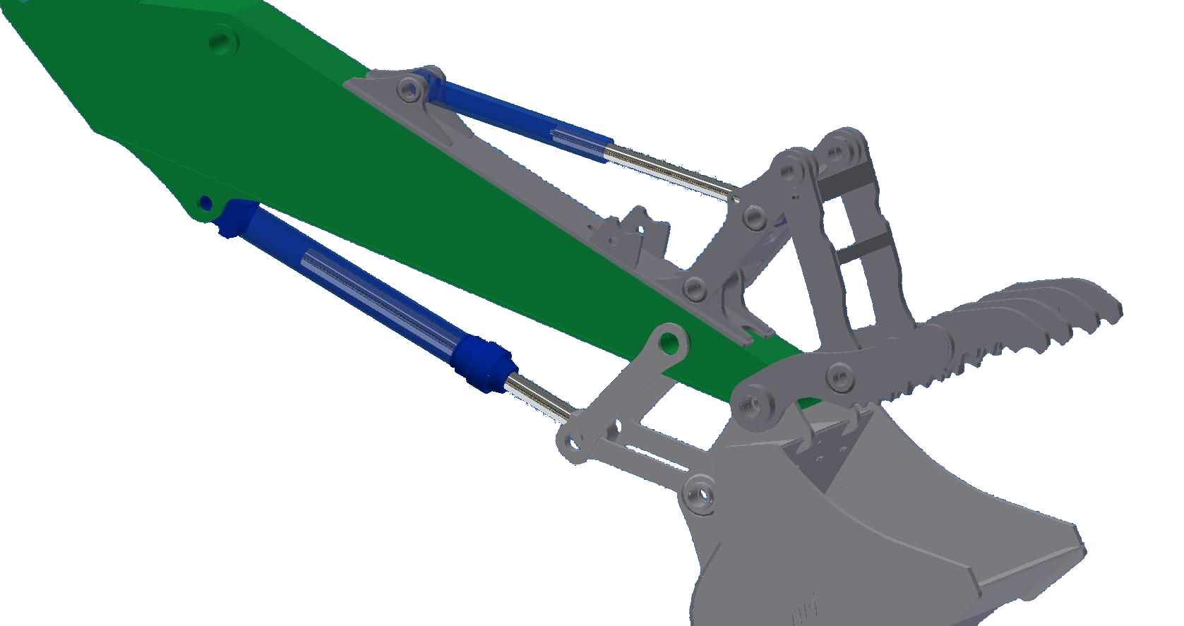 excavator thumbs quick link hydraulic