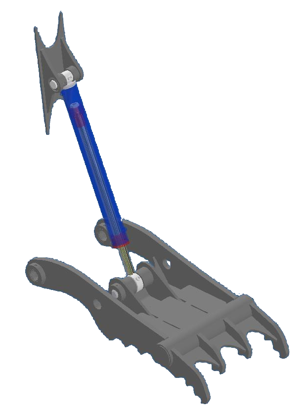 thumbs main pin hydraulic