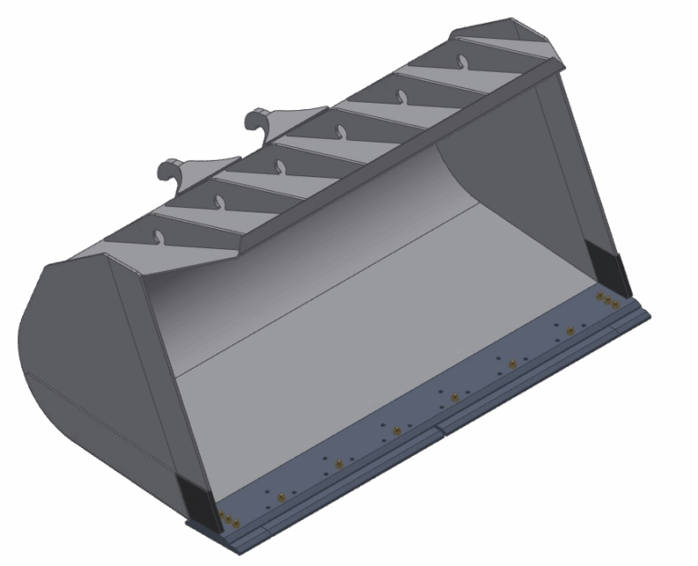 wheel loader buckets light material