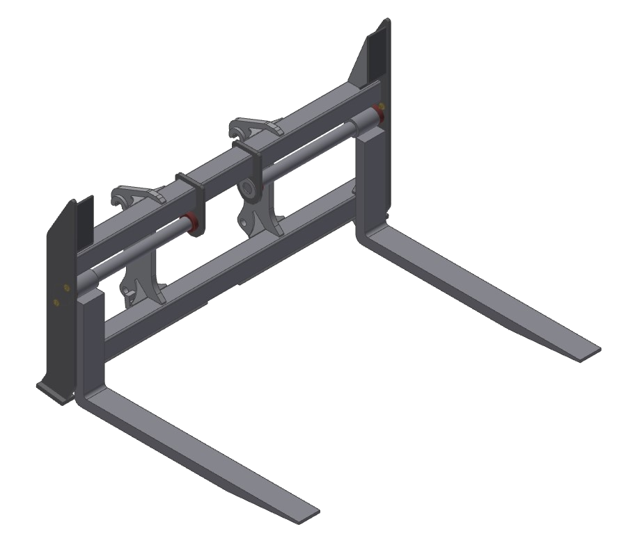 wheel loader forks construction mechanical hydraulic