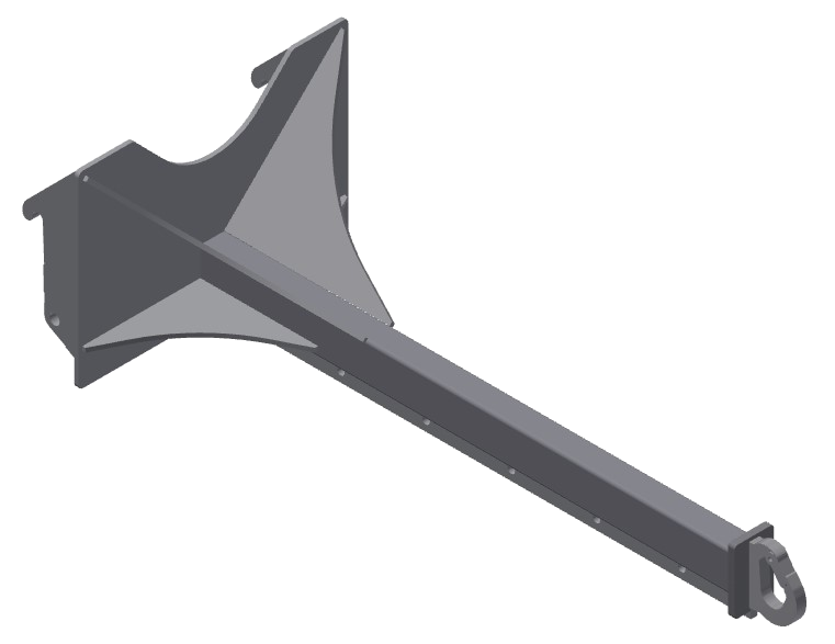 wheel loader jib booms fixed extendable2