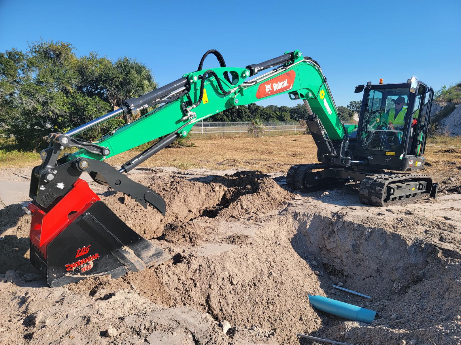 TAG and RodRadar heavy equipment